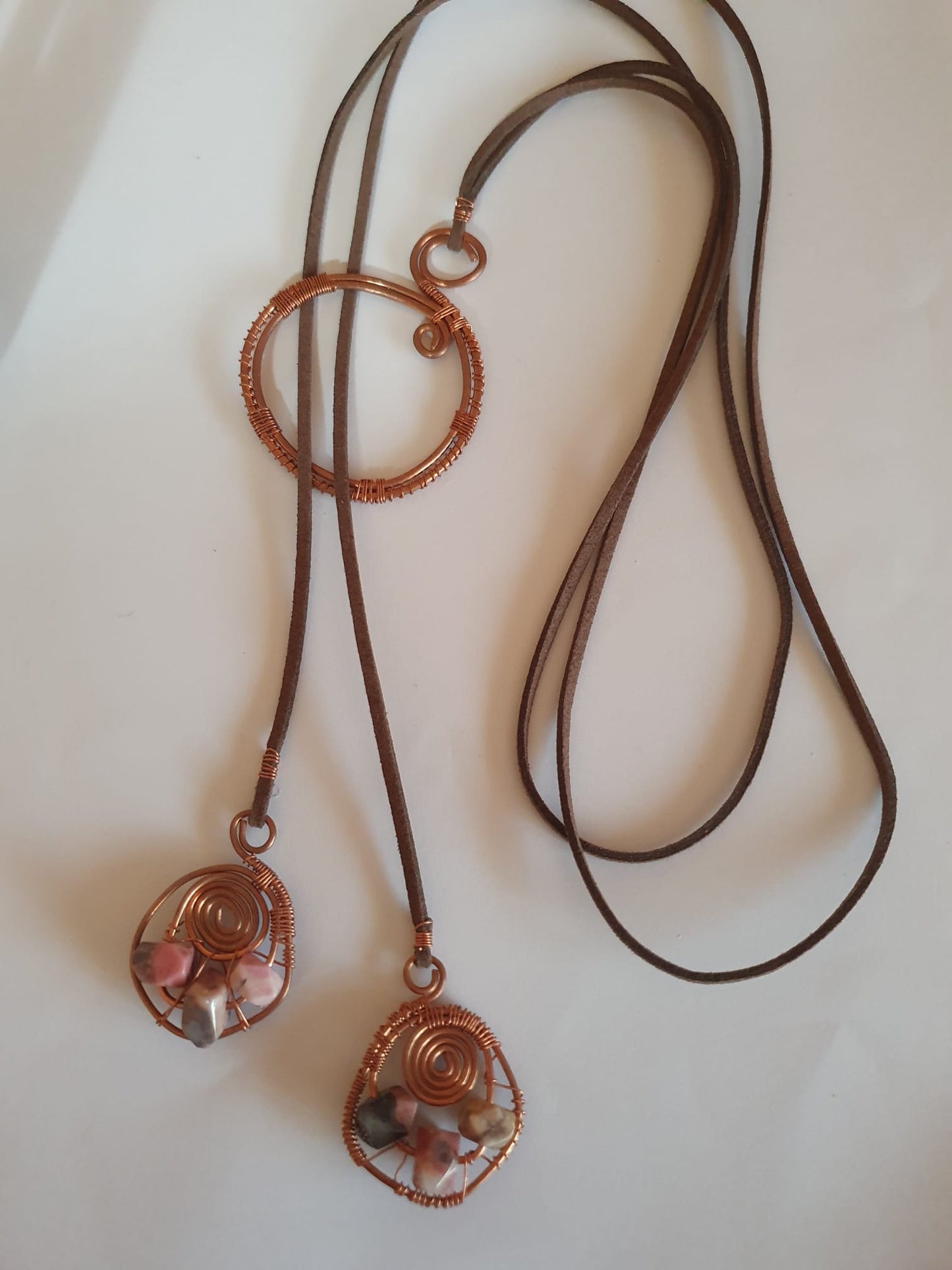 Copper and Resin Necklace