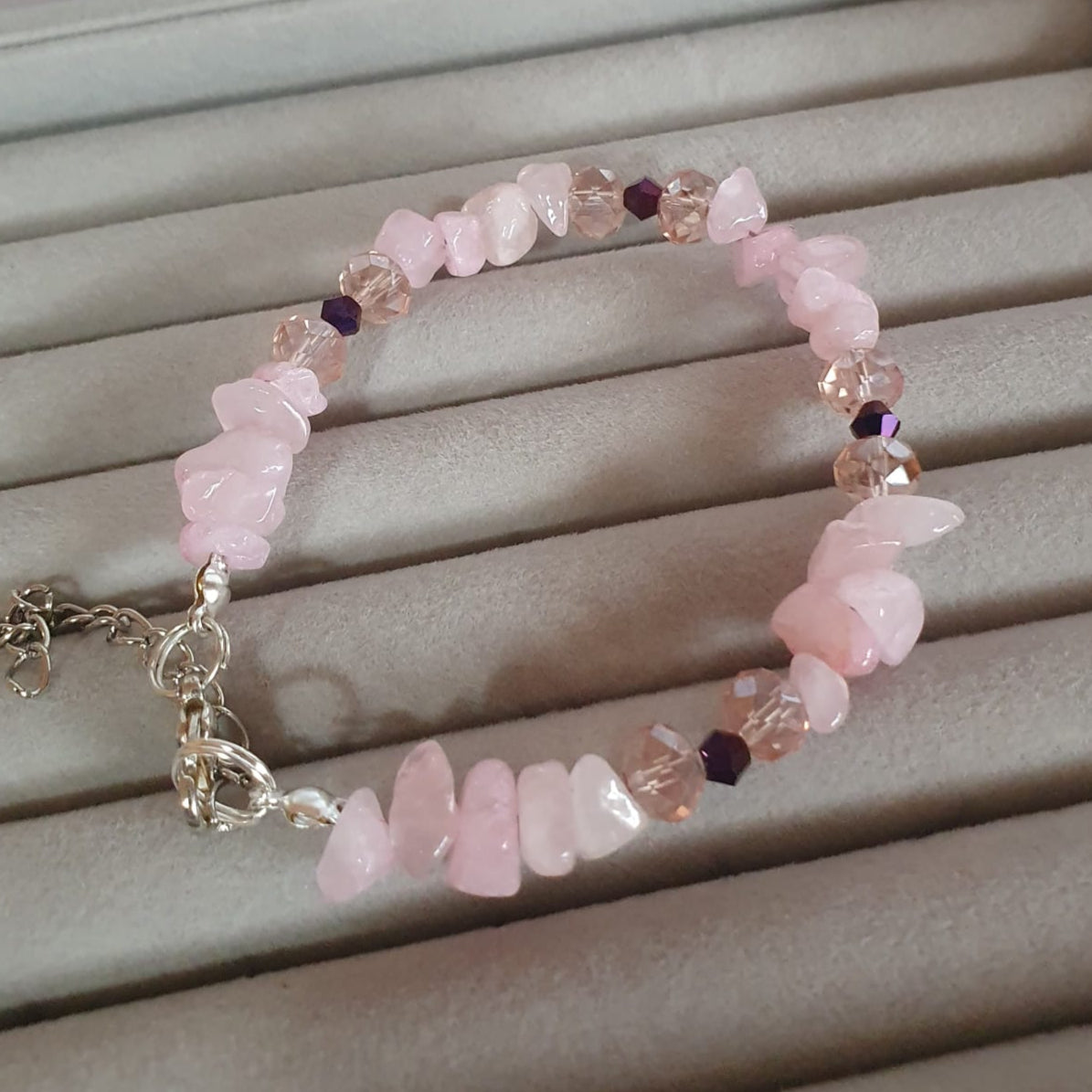 Pink Quartz Bracelet