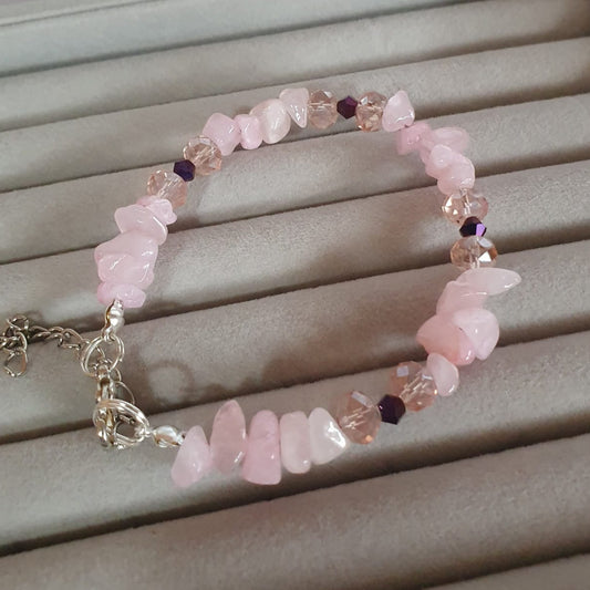 Pink Quartz Bracelet